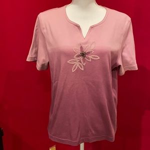 Short sleeve cotton top